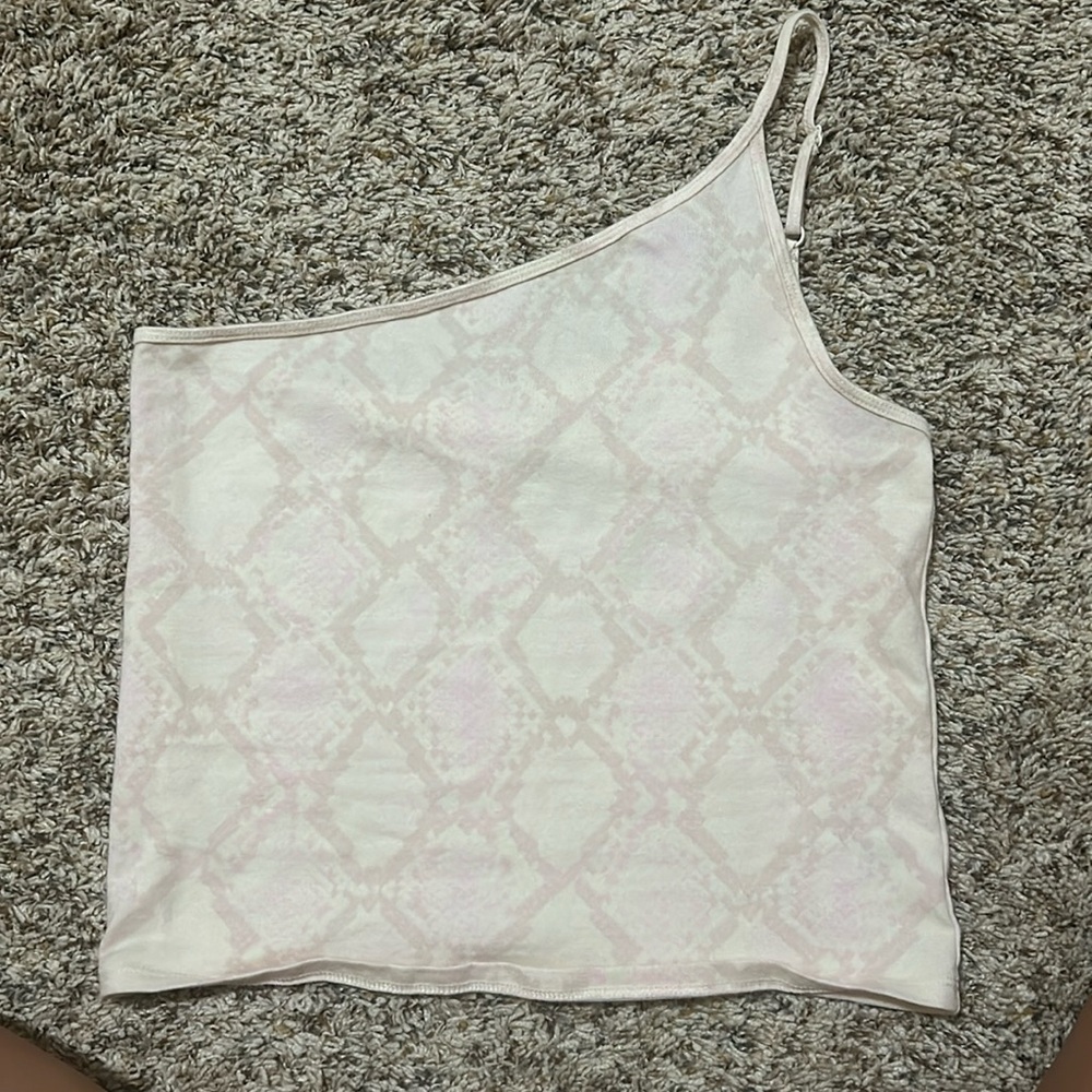 one shoulder top from American Eagle with pattern